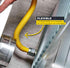 Gas Connector Kit 48 inch Yellow Coated Stainless Steel, 5/8” OD Flexible Gas Hose Connector for Gas Range, Furnace, Stove, 3/8” MIP x 3/8” MIP St...