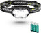 2000 Lumen 9 LED Headlamp, Ultra Bright Head Lamp with 6 Modes, Lightweight Head with Adjustable Strap, IPX5 Waterproof Headlight Great for Campin...