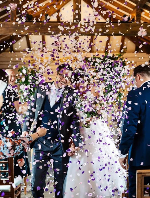 Purple Silver Confetti/Purple Birthday Party Decorations Centerpiece Table Party Decorations/Engagement Baby Shower/Wedding Purple Graduation 2025...