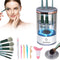 ?1+7pack?Electric Makeup Brush Cleaner Machine, Portable Automatic USB Cosmetic Brushes Cleaner Cleanser Tool for All Size Beauty Makeup Brush Set...