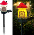 Mushroom Solar Lights Outdoor, Waterproof Fairy Houses Lights Mushroom Garden Decor Decorative Solar Powered Garden Stake Lights for Outside Lawn ...