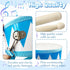 Kids Drum Set,8 Inch Wooden Drum Toys,Educational Baby Drum Toys with an Adjustable Strap and 2 Drumsticks,Sensory Musical Instrument Drum for Tod...