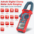AstroAI Digital Clamp Meter Multimeter 2000 Counts Amp Voltage Tester Auto-ranging with AC/DC Voltage, AC Current, Resistance, Capacitance, Contin...