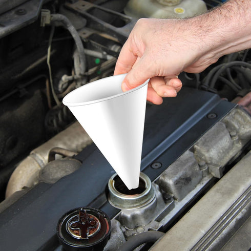 30pcs Funnels for Automotive Use, Single Use Oil Paper Cone Funnel Motor Oil Funnel Oil Change Car Multi-Purpose Funnels for Engine Oil Coolant Wa...