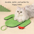 Handcrafted Cat Scratcher Mat (1pc), Natural Sisal Cat Scratch Pad, Durable and Non-Slip, Cute Hanging Mat (Cactus, Strawberry, Eggplant) (Cactus)...