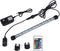 MQ 12 in Submersible LED Aquarium Light, 2W Color Changing Fish Tank Light with Remote Control, IP68 Crystal Glass 12 LEDs Lights Bar, for Fish Ta...