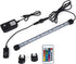 MQ 8 in Submersible LED Aquarium Light, 1.2W Color Changing Fish Tank Light with Remote Control, IP68 Crystal Glass 9 LEDs Lights Bar, for Fish Ta...