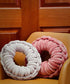 Super Soft Velvet Bulky Tube Yarn for Hand Knitting Blanket for Braided Knot, Giant Arm Knitting Yarn for Knitting Throw Rugs Pillow(Dark Pink 0.5...