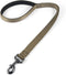 Short Dog Leash with Soft Padded Handle and Heavy-duty Clip & Nylon Webbing - 12 Inches / 18 Inches / 24 Inches Lead for Large and Medium Breed Do...