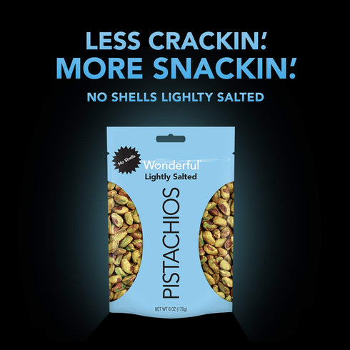 Wonderful Pistachio Lightly Salted Shelled Pistachios, 6 OZ...