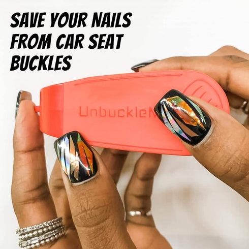 UnbuckleMe Car Seat Buckle Release Tool - Easy Opener Aid for Arthritis, Long Nails, Older Kids - Button Pusher for Infant, Toddler, Convertible 5...