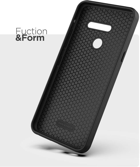 ENCASED Thin Armor for LG G8 ThinQ Case (Slim Fit) Flexible Grip Cover - Black...