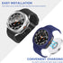 8+4 Pack Case for Samsung Galaxy Watch 7 Ultra 47mm with Tempered Glass Screen Protector, Waterproof Anti-Fog Screen Protector Shockproof Hard PC ...