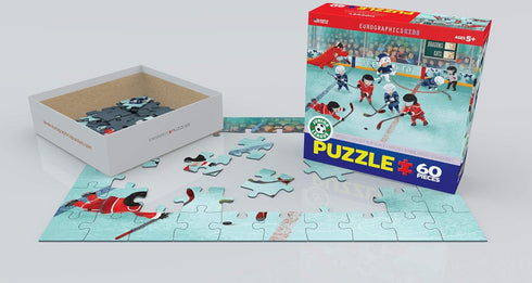 EuroGraphics Hockey Junior League Puzzle (60-Piece), Multi...