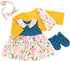 AISITE 18-20 inch Baby Doll Clothes - 4 Piece Dress, Coat, Headband and Socks Set for Reborn Baby Girl (Dolls NOT Included)...