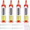 Treela 4 Set 8341 No Clean Solder Flux Paste 10cc Tacky Soldering Flux 40ml Pneumatic Dispenser with Plunger and Dispensing Tip for Electronics So...