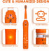 Kids Sonic Electric Toothbrush, Rechargeable Smart Toothbrush for Children Toothbrush for Toddlers Boys Girls Age 3-12 with 30s Reminder, 2 Mins T...