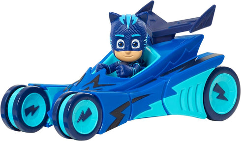 PJ Masks Catboy & Cat-Car, 2-Piece Articulated Action Figure and Vehicle Set, Blue, Kids Toys for Ages 3 Up by Just Play...
