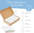 Premium Bamboo Cleaning Dish Cloths - 7 Pack | Reusable & Hygenic Ultra-Absorbent Washing Cloth For Home & Car | Ideal for Dusting, Kitchen, House...