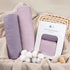 Muslin Swaddle Blanket Baby - Cotton Swaddling Blanket Soft Baby Receiving Blanket Neutral 2Pack(Purple)...