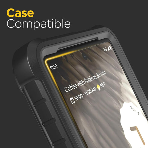 magglass for Pixel 8 Pro Screen Protector (2023) Fingerprint Sensor Compatible, Case Friendly Tempered Glass - Ultra High Clarity (Easy Applicator...