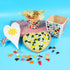 200g Ceramic Mosaic Tiles for Crafts,Irregular Stained Ceramic 0.2"x0.8" Porcelain Mosaic Tiles for Home Decoration (Red)...