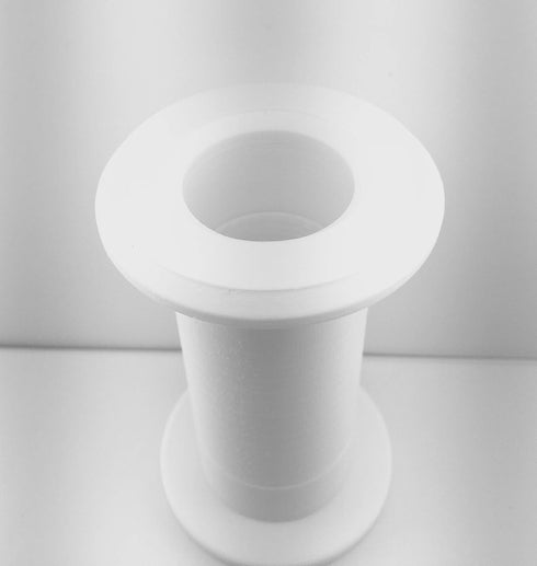 1.20" ID Cable Pass Through Wall Port 3 5/8" - 5 1/4" Wall Thickness (White) - Pass Cables from one Side of a Wall or Barrier to The Other....