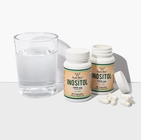 Inositol Capsules (Myo Inositol) 1000mg Health Support for Women (60 Count)(No Fillers, Vegan Safe, Gluten Free) by Double Wood...