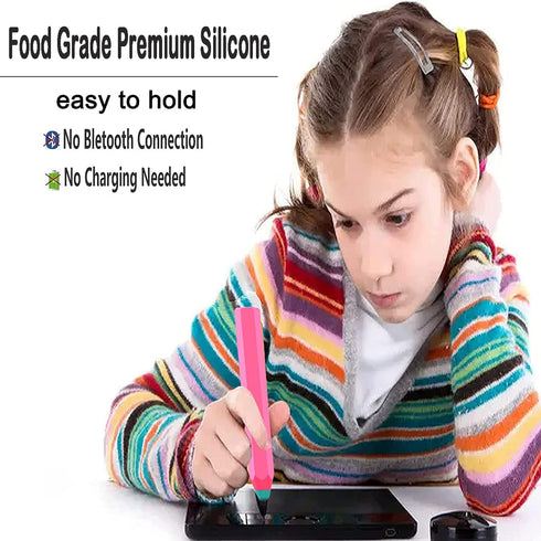 Kids Stylus Pens for Touch Screens, Kenkor Crayon Stylus for Kids Pencil Shape Universal Capacitive Stylus Compatible with iPad/iPhone/Android/Kin...