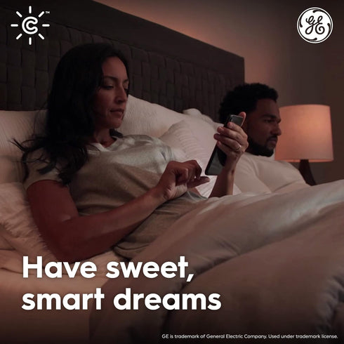 GE CYNC Smart LED Light Bulbs, Tunable White, Bluetooth and Wi-Fi, Works with Alexa and Google, BR30 Indoor Floodlights (2 Pack)...