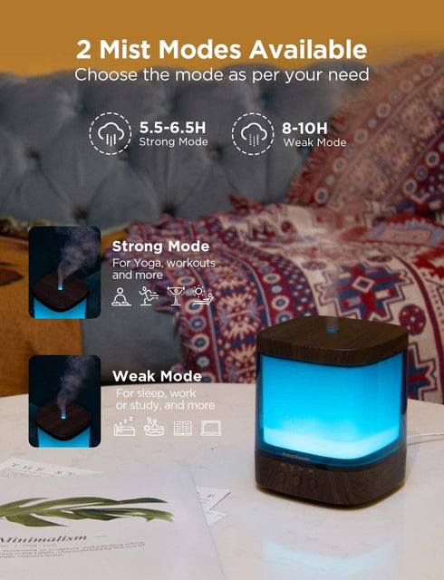 InnoGear Diffusers for Essential Oils, 300ml Oil Diffuser Aromatherapy Diffusers Aroma Ultrasonic Cool Mist Humidifier 4 Timers Color Changing Lig...