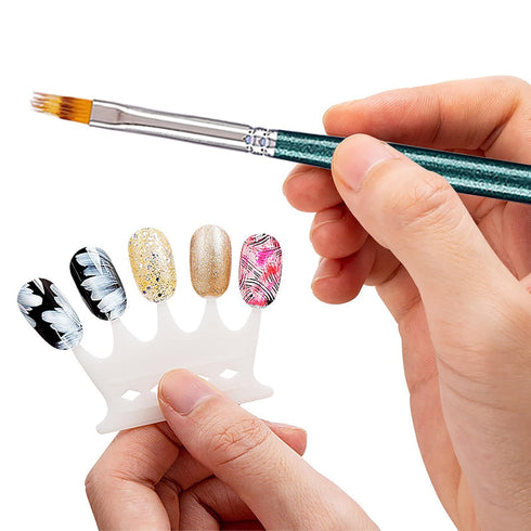 3pcs Ombre Nail Brush Nail Paint Pen for Lace Line Gradient Color Ombre Brush for Gel Nails Manicure Pen Nail Art Brushes Nail Design Brushes Acry...