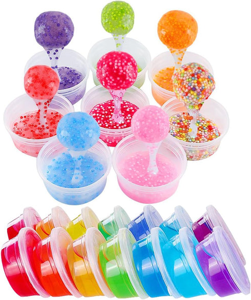 Augshy 40 Pack Small Slime Containers with Lids, Jello Shot Cups Condiment Containers Plastic Portion Cups with Lids for Salad Dressing Food Stora...