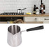 600ml Turkish Coffee Pot,Stainless Steel Milk Pot,Glossy Surface Saucepan Chocolate Melting Pot,High Temperature Resistant Butter Warmer Pot with ...