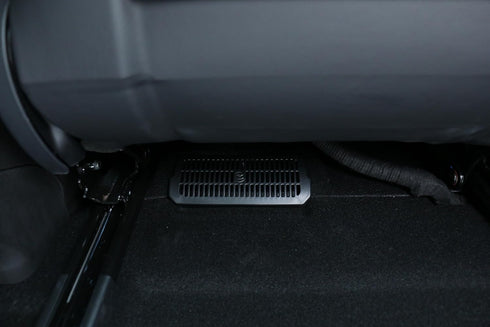 Tesla Model 3 updated rear seat air vent mask, snap fit installation of rear seat air conditioning vent grille protector, compatible with Tesla Mo...