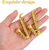 9 PCS Miniature Saxophone Mini Saxophone Model Miniature Musical Dollhouse 1: 12 Mini...