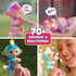 2023 NEW Interactive Baby Monkey Reacts to Touch – 70+ Sounds & Reactions – Charli (Purple)...