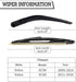 Rear Wiper Arm Blade Nut Set Replacement for Volvo XC90 Stdrd Platinum 2007-2014,XC90 R-Design 2012-2014,XC60 2012-2017, Rear Wiper Cover Accessor...