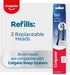 Colgate 360 Floss-Tip Replaceable Head Toothbrush Refill Heads, 2 count, 6 pack...