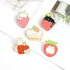 5Pieces Pin Sets with Strawberry Animal Enamel Brooch Pins Cartoon Rabbit Cat for Girls Kids Gift Lapel Pins Accessory for Backpacks Badges Hats B...