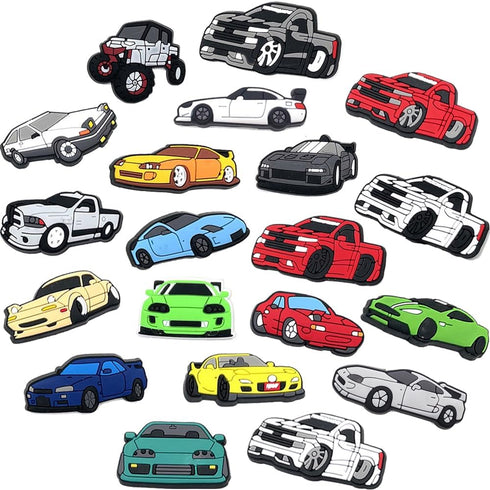 Car Shoe Charms Cartoon Shoe Decorations Charms Cute Shoe Accessories for Birthday Present Party Favor...