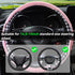 15 Inch Car Steering Wheel Cover, Warm Fluffy Anti-Slip Breathable Sports Style Automotive Steering Wheel Protector for Man Woman Girls, Universal...