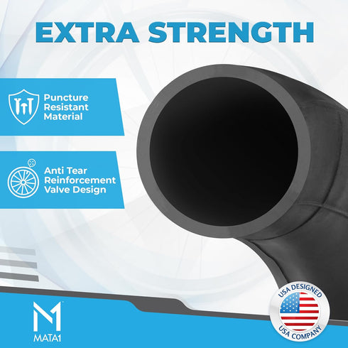 Inner Tube Tire Replacements Two 16'' x 1.75/2.125 & One 12.5'' x 1.75/2.25 for Jogging Stroller, Compatible w/All Brands: BoB Revolution Flex/Pro...