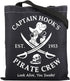 ENSIANTH Captain Hooks Pirate Crew Tote Bag Magical Kingdom Trip Gift Villain Gang Shoulder Bag Cruise Vacation Gift...