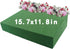 Dry & Wet Floral Foam Bricks, 15.7 x 11.8’’ Large Green Styrofoam Foam Blocks for Fresh Artificial Flowers Arrangements Wedding Florist Supplies A...