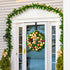 Wreath Hanger, Adjustable Over The Door Wreath Hanger from 14.9 to 25 Inches & Wreath Holder & Wreath Door Hanger for Front Door Decor 20 lbs Larg...