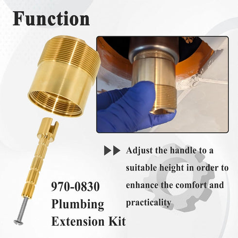 970-0830 Plumbing Extension Kit for Secure Fit Handle, Replacement Parts...