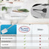 Alpine Cuisine Stainless Steel Solid Turner 13-Inches with Comfortable Handle - Heat Resistant Kitchen Spatulas - Barbecue Spatulas Turner for Coo...