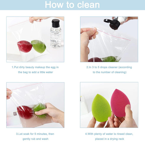 12 Pieces Professional Makeup Sponge Set,Latex Free Flawless Soft Setting Face Puffs,Multicolor Beauty Blender Cosmetic Applicator for Powder,Liqu...