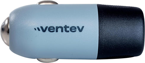 Ventev - 20W USB C PD Car Charger | Compatible with Samsung & Apple | Works as an iPhone Charger and Android Charger- Dark Gray......